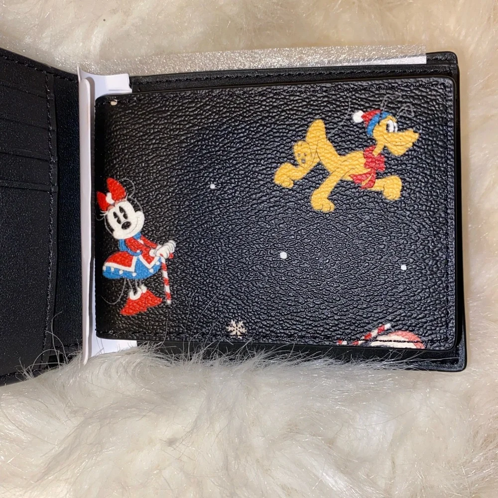 Disney X Coach 3 In 1 Wallet With Holiday Print - Picture 5 of 12